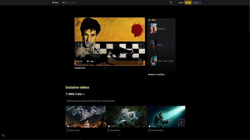 دموی وبسایت IMDB